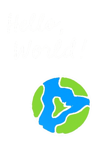 Hello World in dark mode